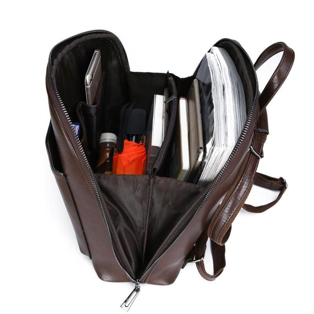 Sleek Design | Classic Double-Zip Backpack
