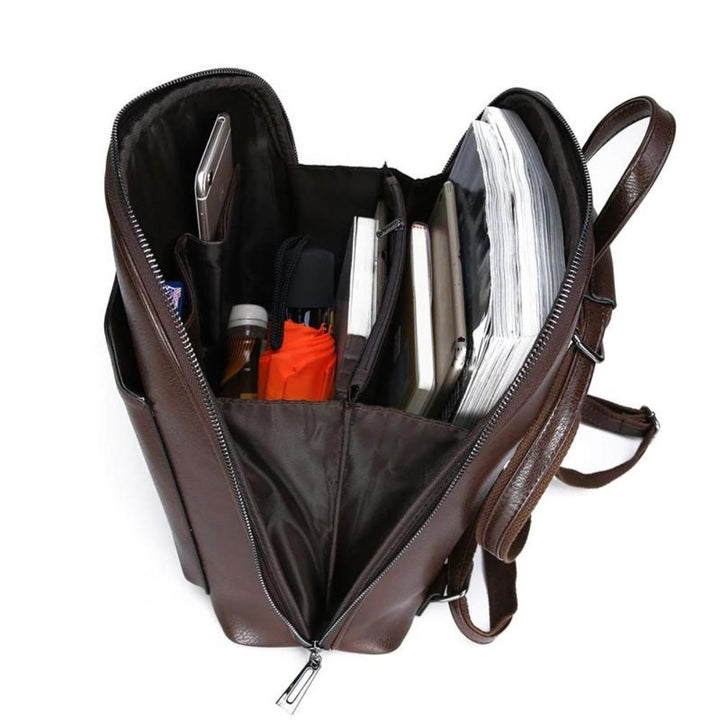 Sleek Design | Classic Double-Zip Backpack