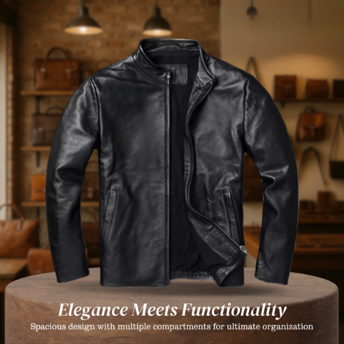 Maximilian | Classic Men’s Leather Motorcycle Jacket
