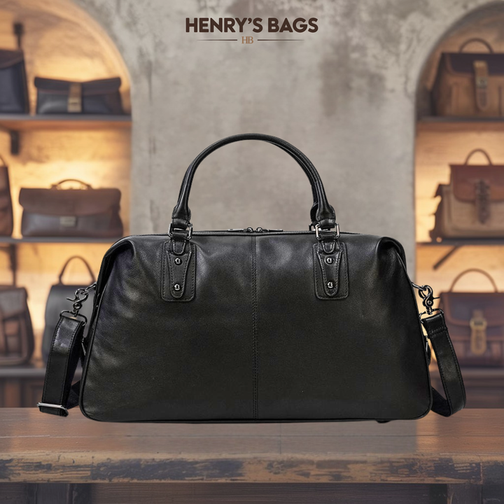 Aallborg | Black Leather Bag