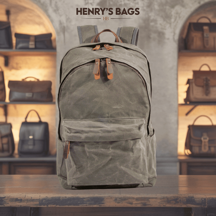 Amsterdam | Vintage Canvas Briefcase