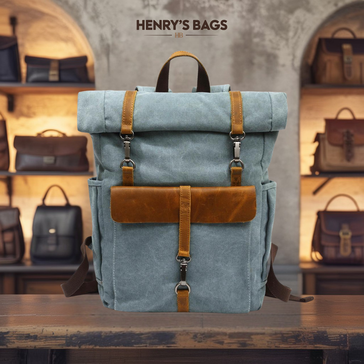 Zurich | Retro Canvas Backpack