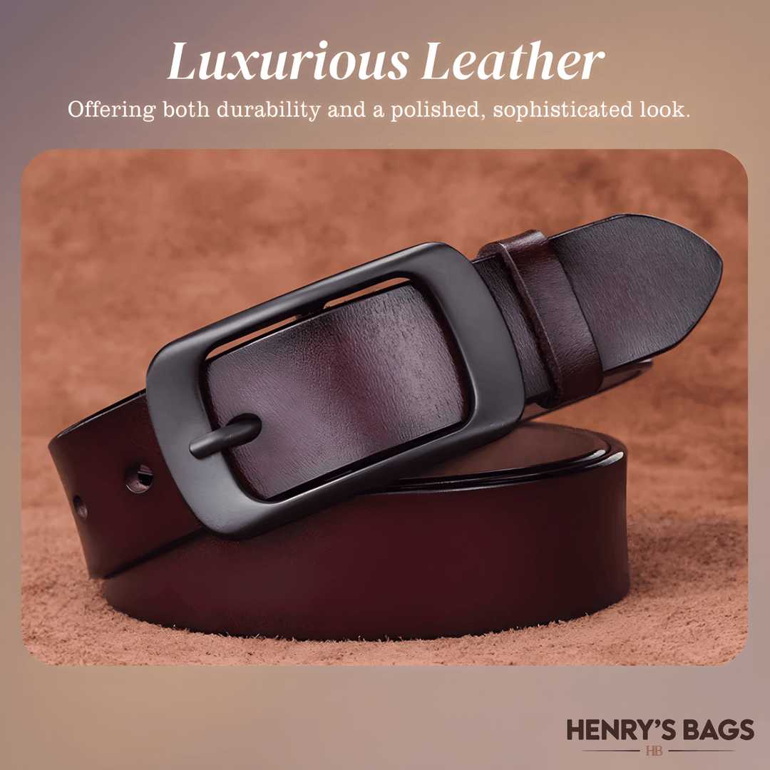 Milan | Everyday Belt with Square Alloy Buckle