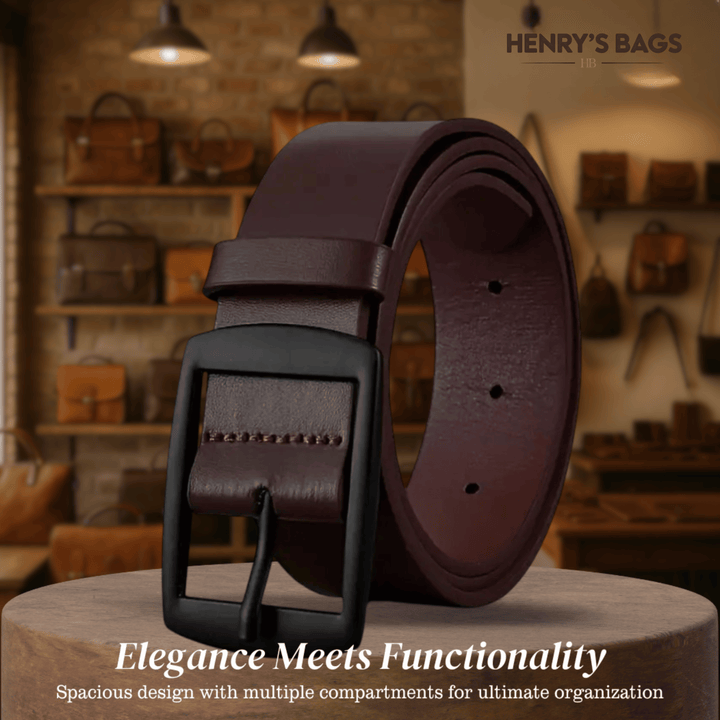 Milan | Everyday Belt with Square Alloy Buckle