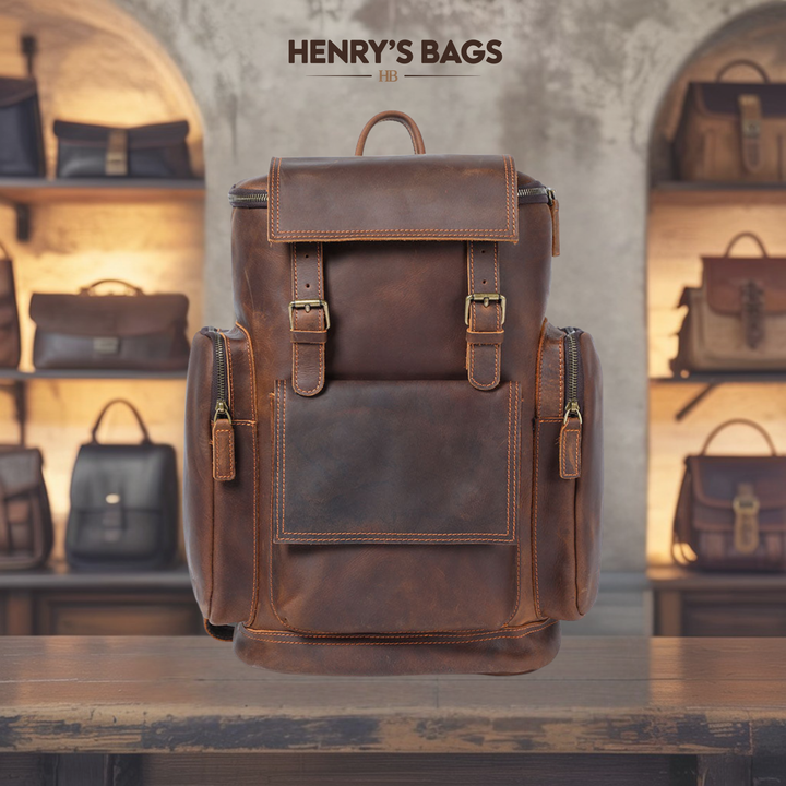 Kalmar | Leather Laptop Backpack