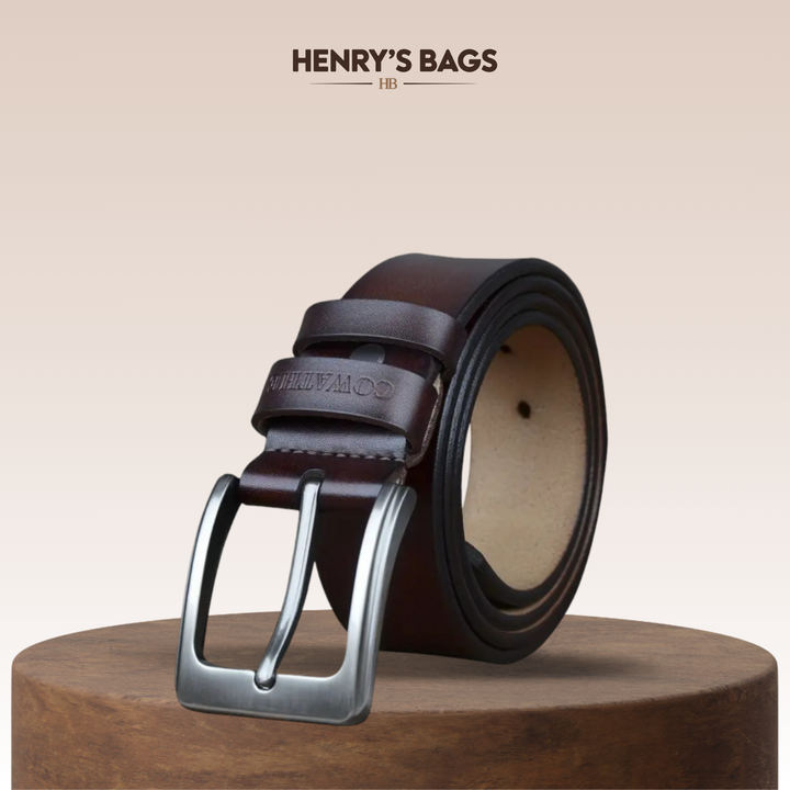 Noah | Vintage Belt with Square Pin Buckle