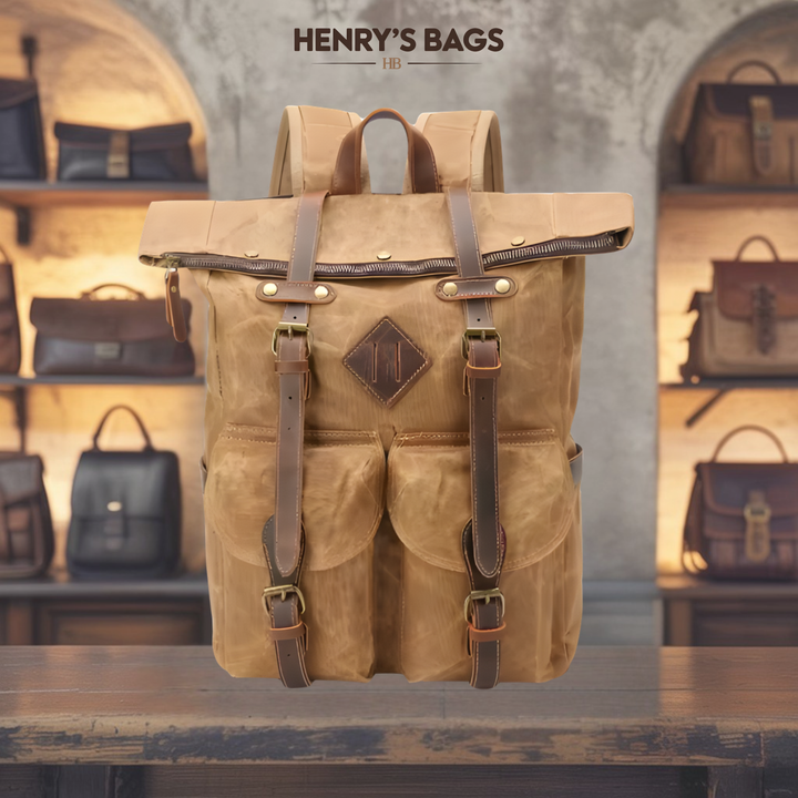 Krun | Canvas Laptop Backpack