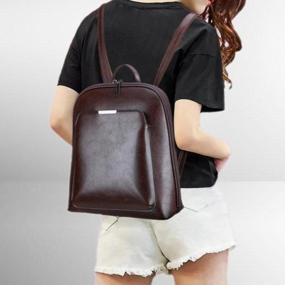 Sleek Design | Classic Double-Zip Backpack