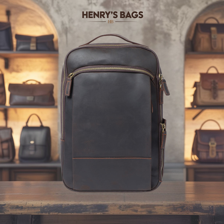 Lavrik | Leather Backpack for Laptop