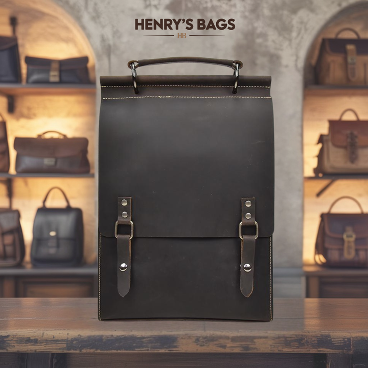Olden | Leather Backpack Handbag