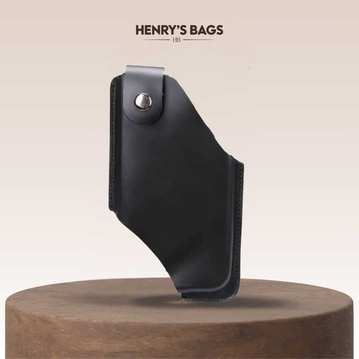 Oswin | Vertical Leather Phone Holster