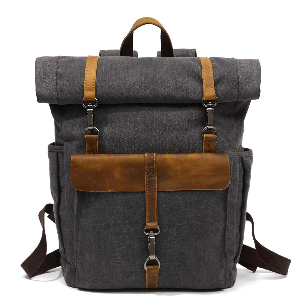 Zurich | Retro Canvas Backpack