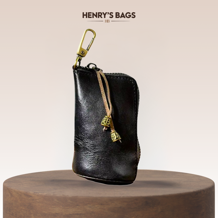Steve | Leather Zippered Key Holder Wallet