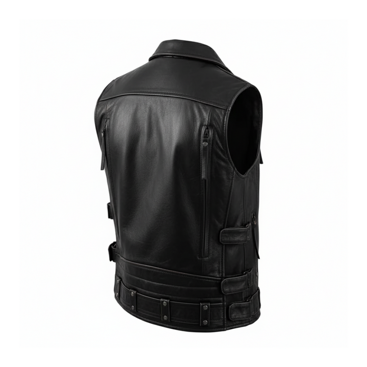 Viggo | Vintage Distressed Leather Vest