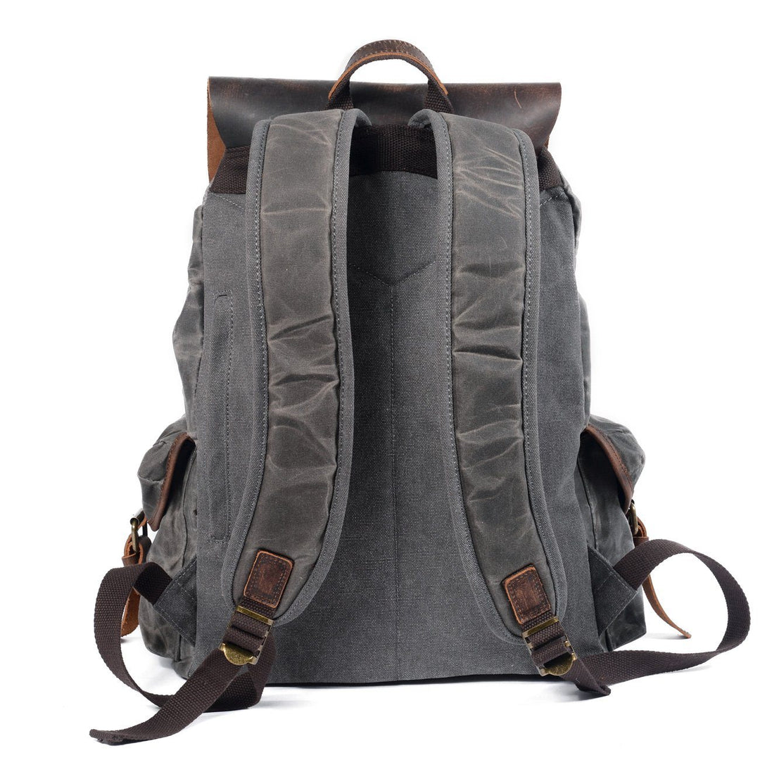 Salzburg | Canvas Leather Backpack