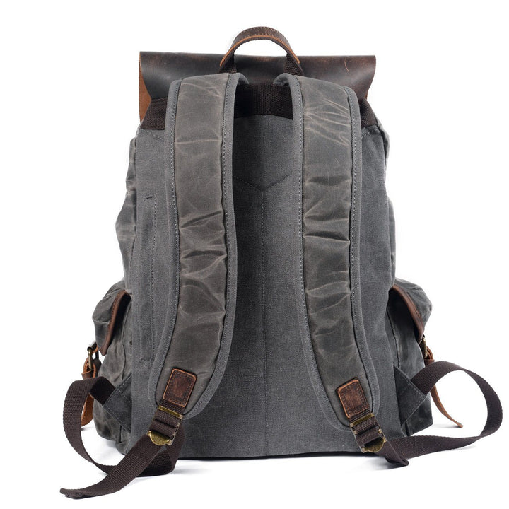 Salzburg | Canvas Leather Backpack