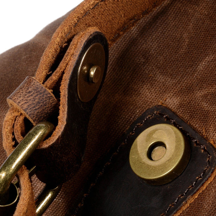 Salzburg | Canvas Leather Backpack