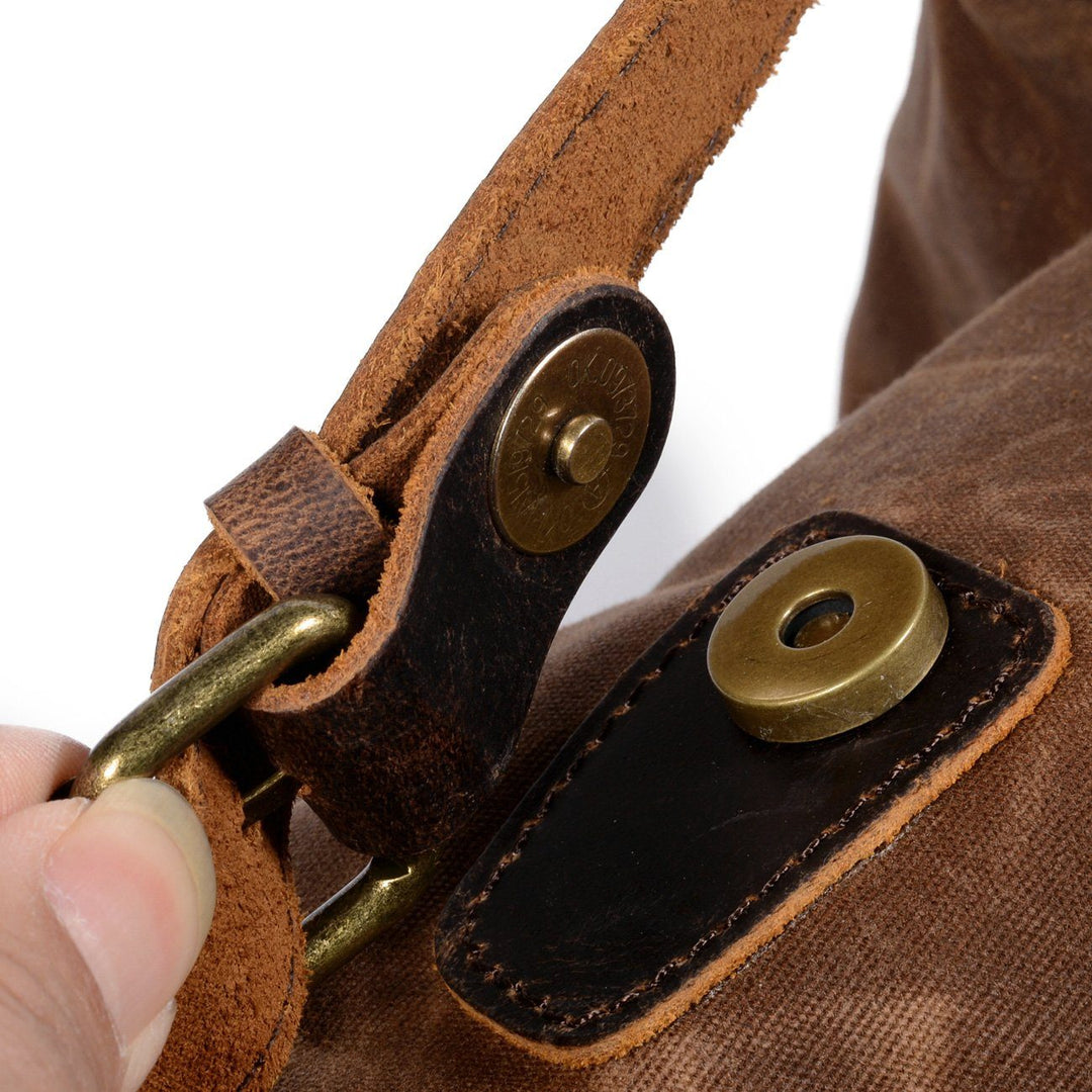 Salzburg | Canvas Leather Backpack