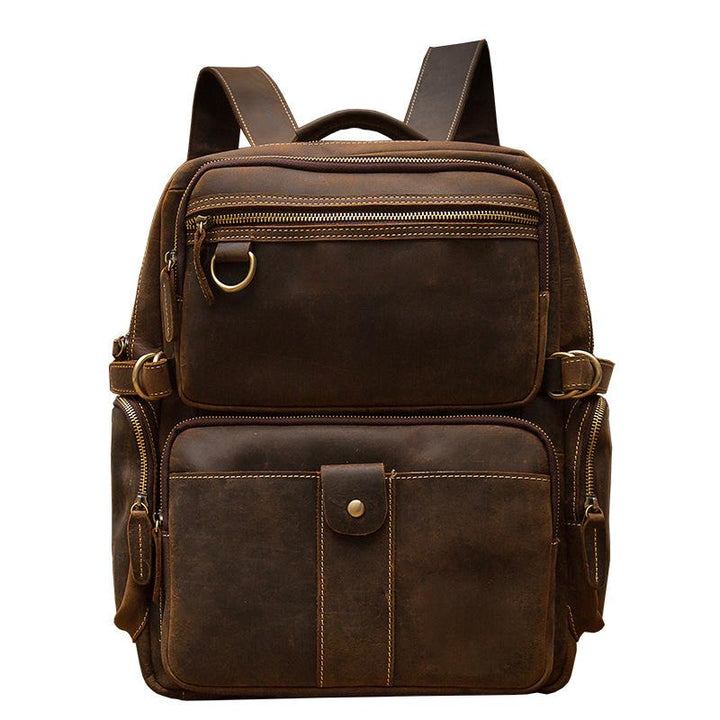 Basel | Brown Leather Backpack