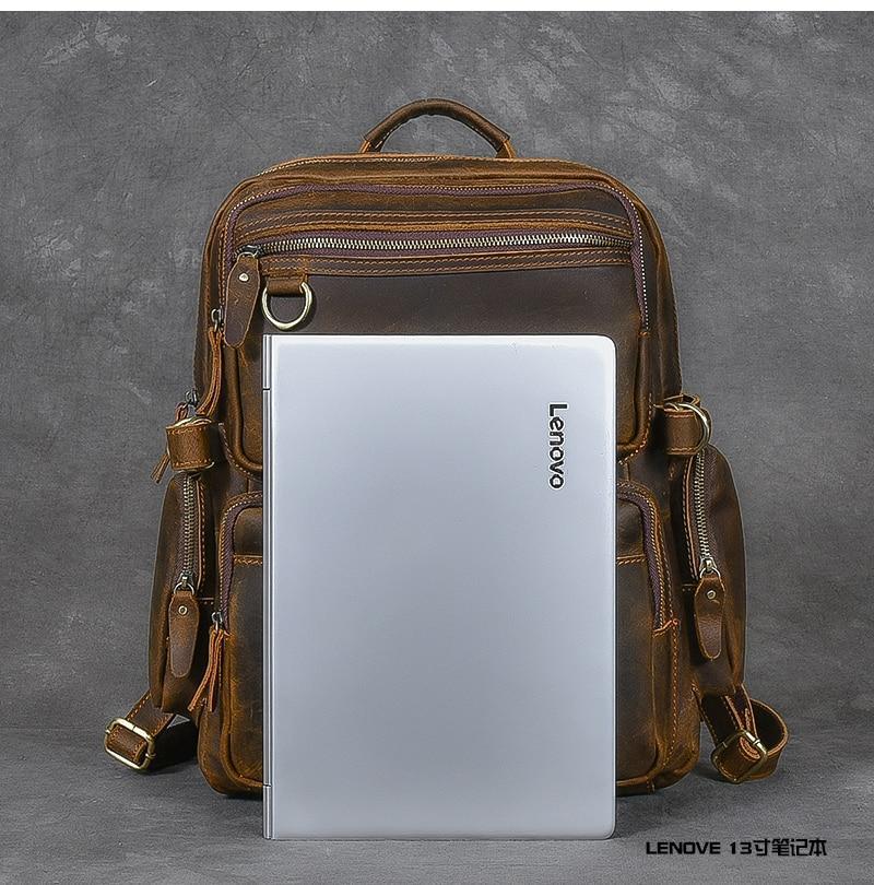 Basel | Brown Leather Backpack