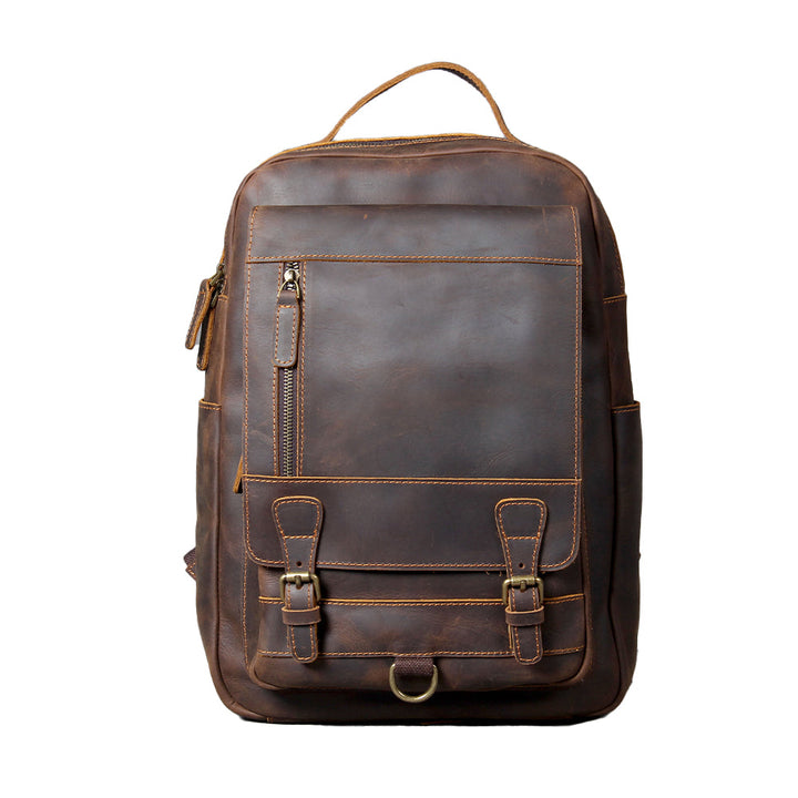 Moritz | Brown Leather Backpack