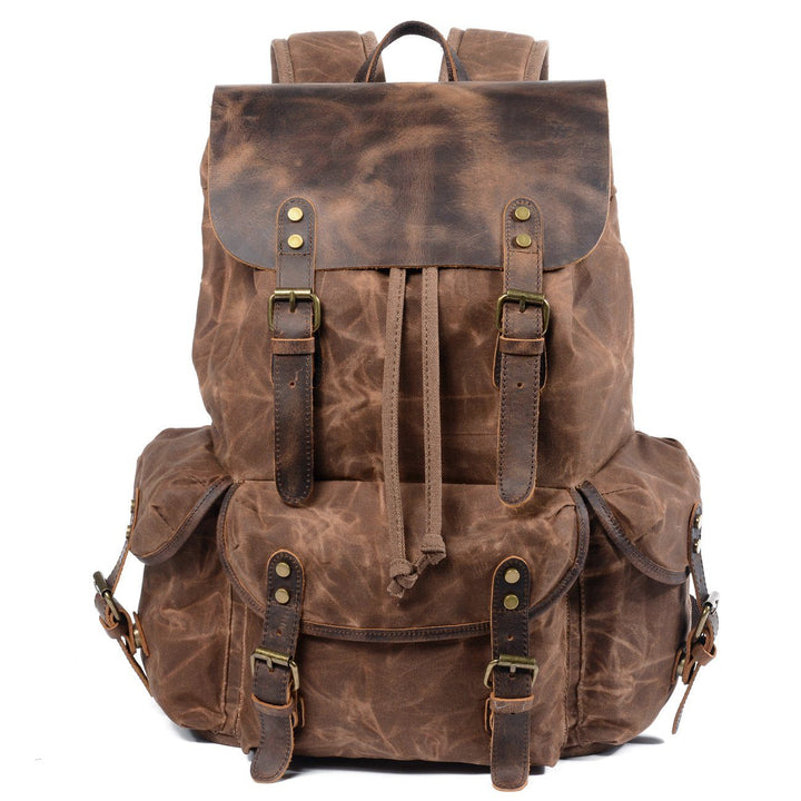 Salzburg | Canvas Leather Backpack