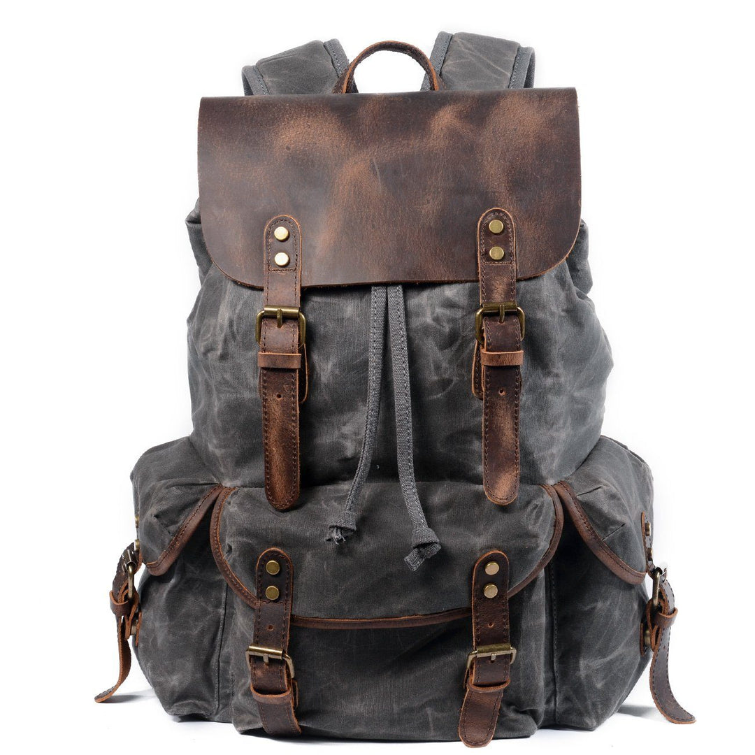 Salzburg | Canvas Leather Backpack