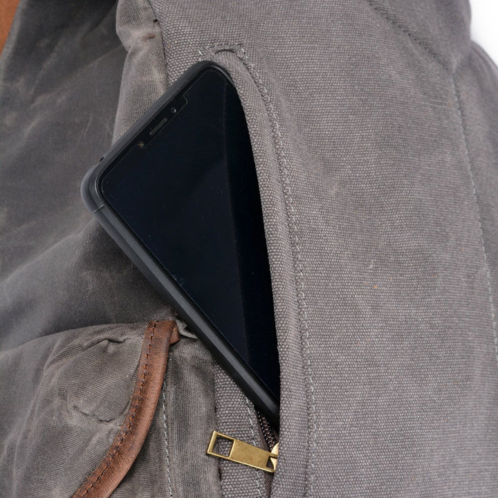 Salzburg | Canvas Leather Backpack