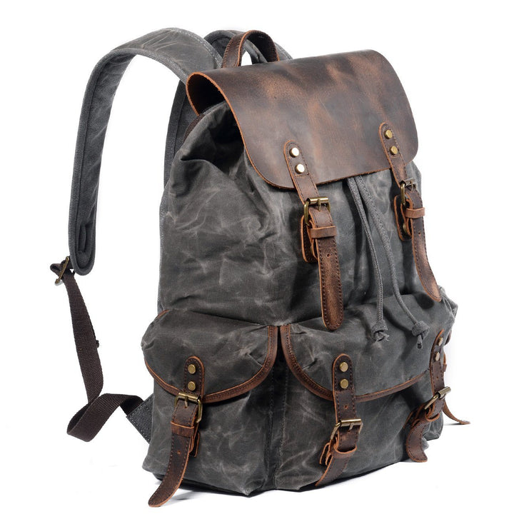 Salzburg | Canvas Leather Backpack