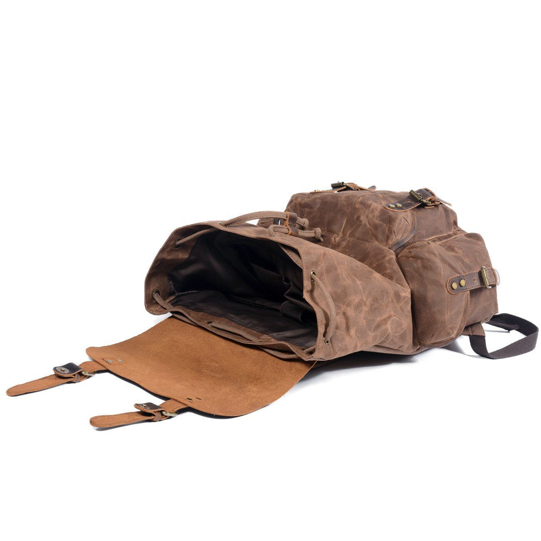 Salzburg | Canvas Leather Backpack