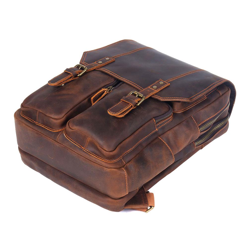 Biefeld | Brown Leather Backpack
