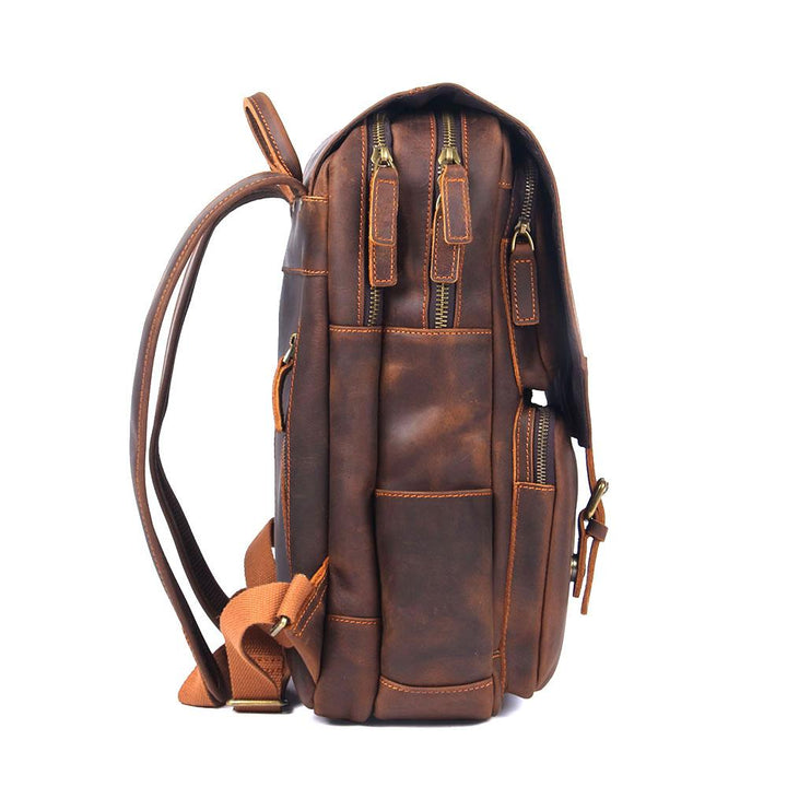Biefeld | Brown Leather Backpack