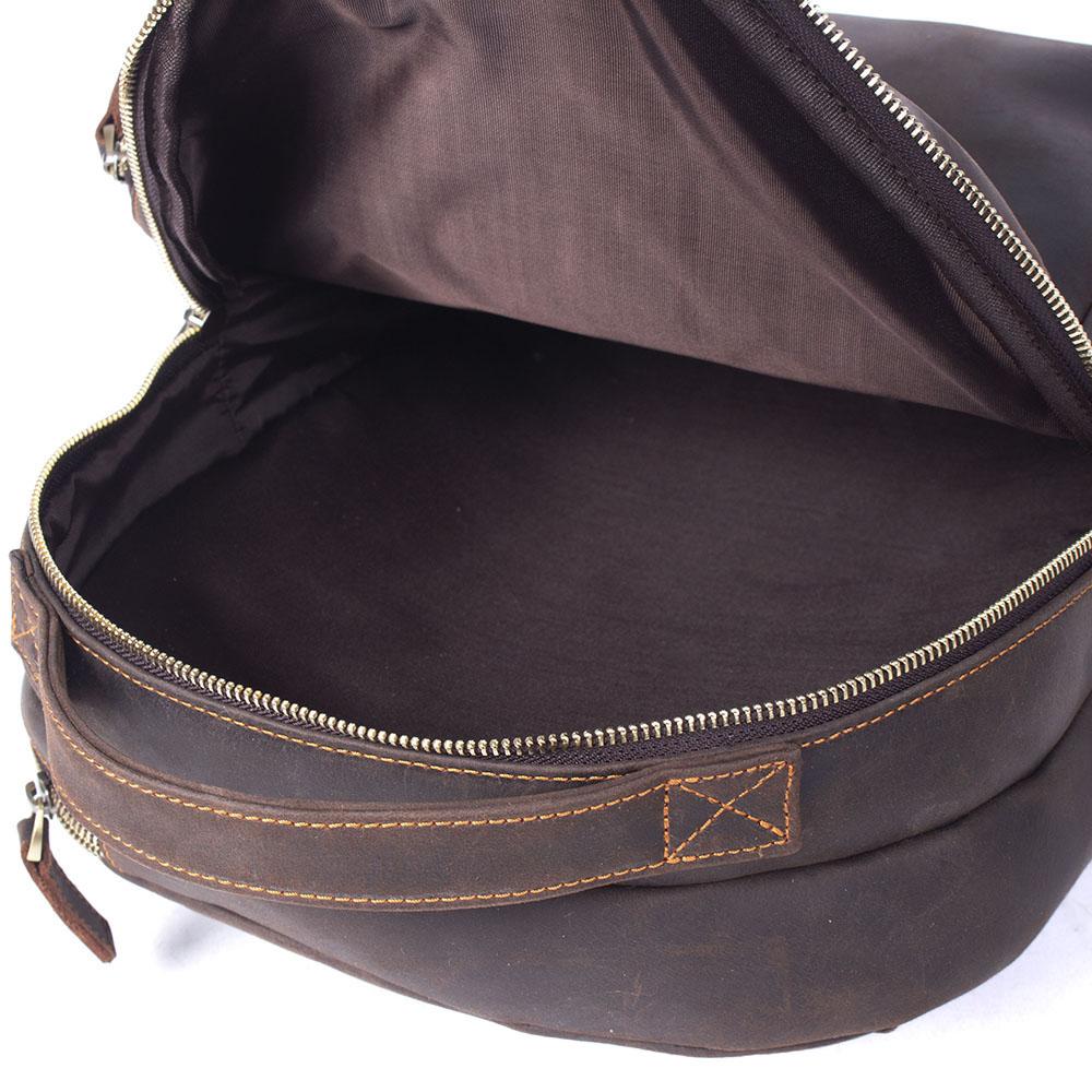 Toledo | Brown Leather Backpack