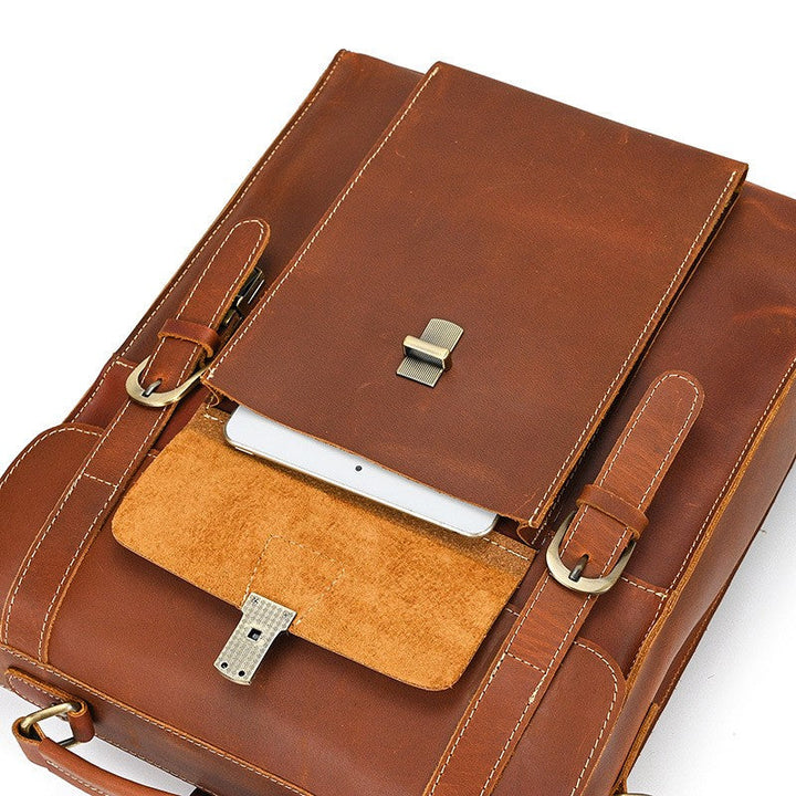 Girona | Leather Convertible Backpack