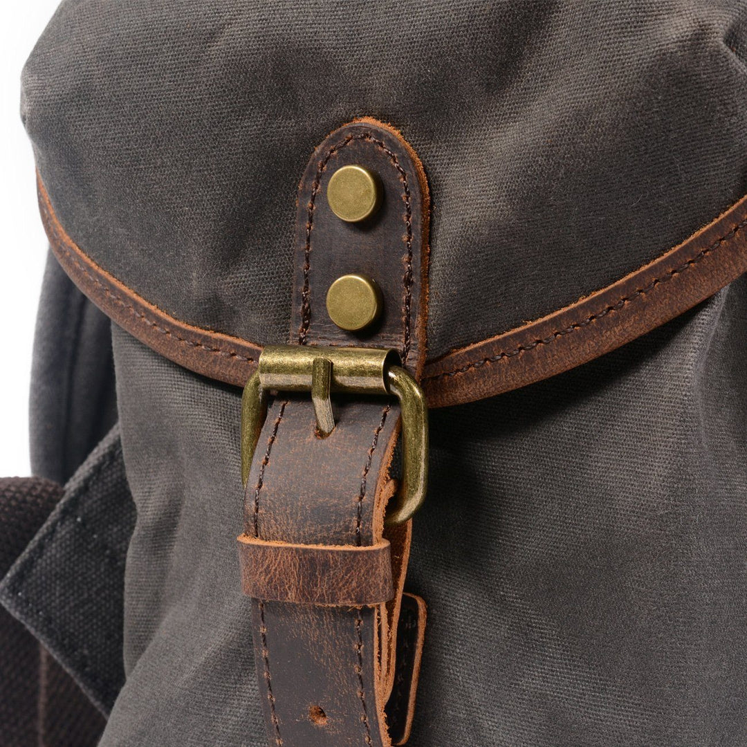 Salzburg | Canvas Leather Backpack