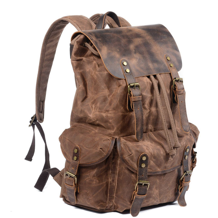 Salzburg | Canvas Leather Backpack
