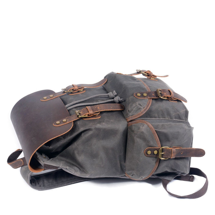Salzburg | Canvas Leather Backpack