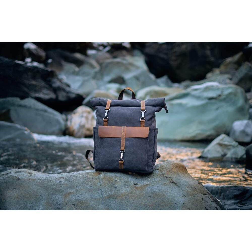 Zurich | Retro Canvas Backpack