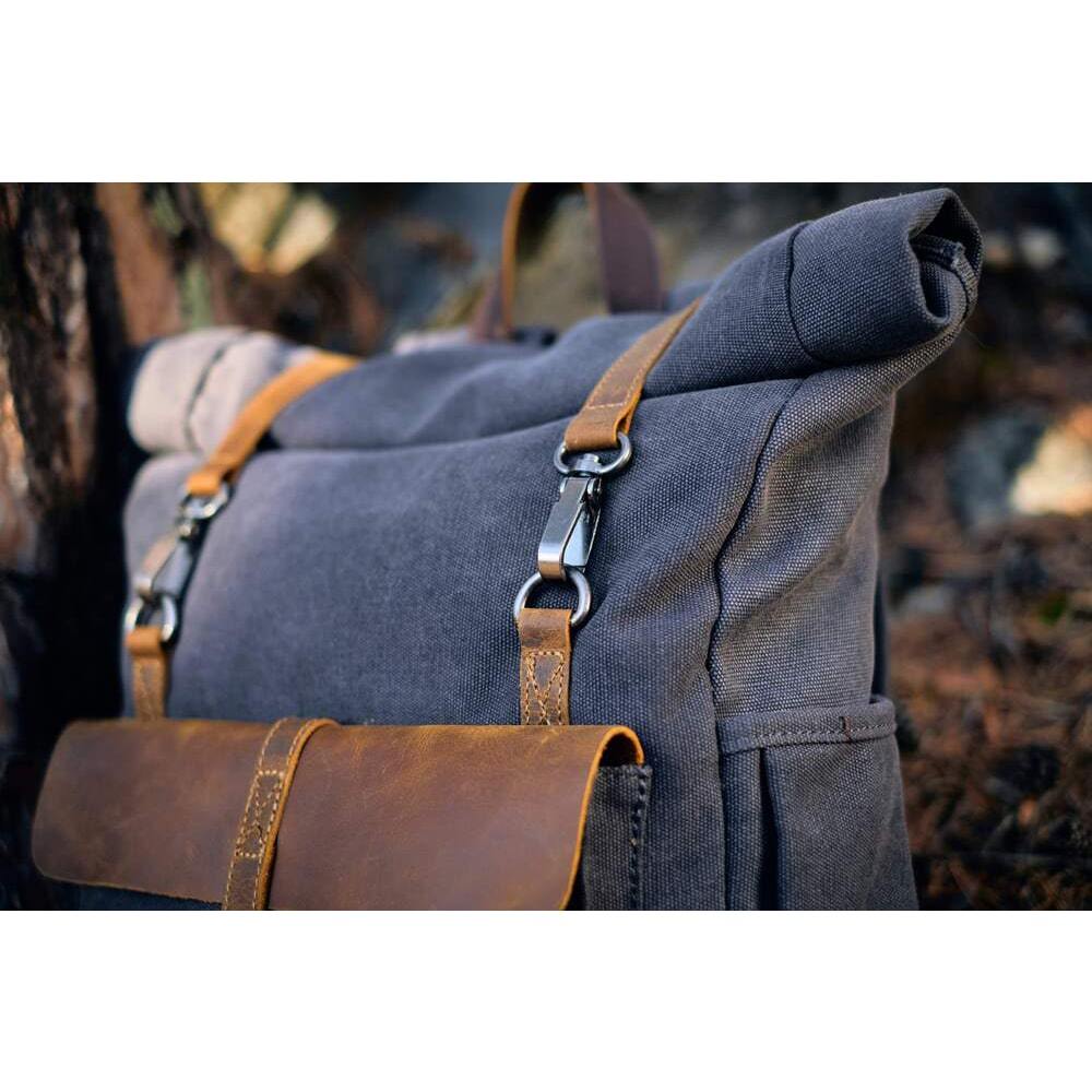 Zurich | Retro Canvas Backpack