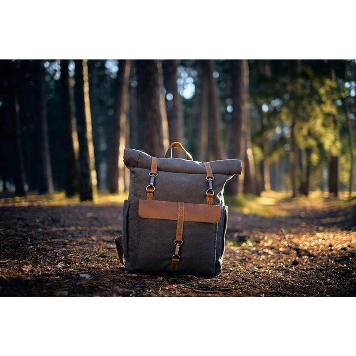 Zurich | Retro Canvas Backpack