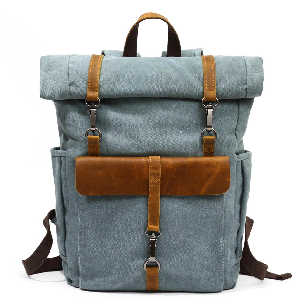 Zurich | Retro Canvas Backpack