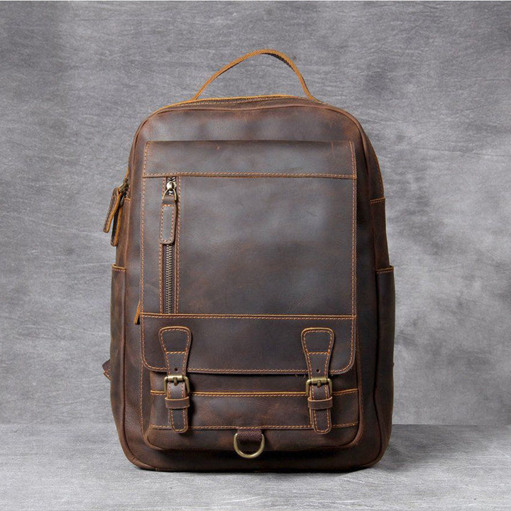 Moritz | Brown Leather Backpack