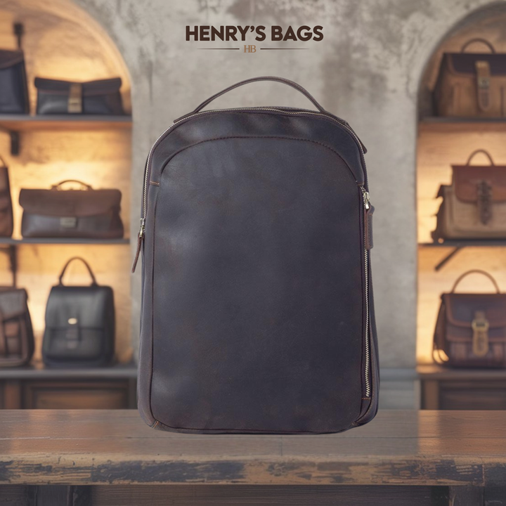 Toledo | Brown Leather Backpack