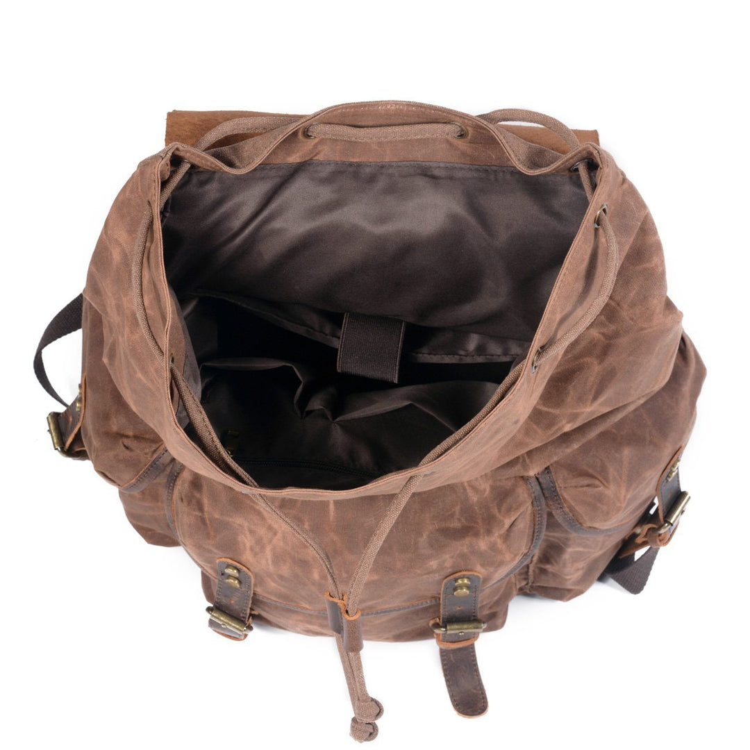 Salzburg | Canvas Leather Backpack