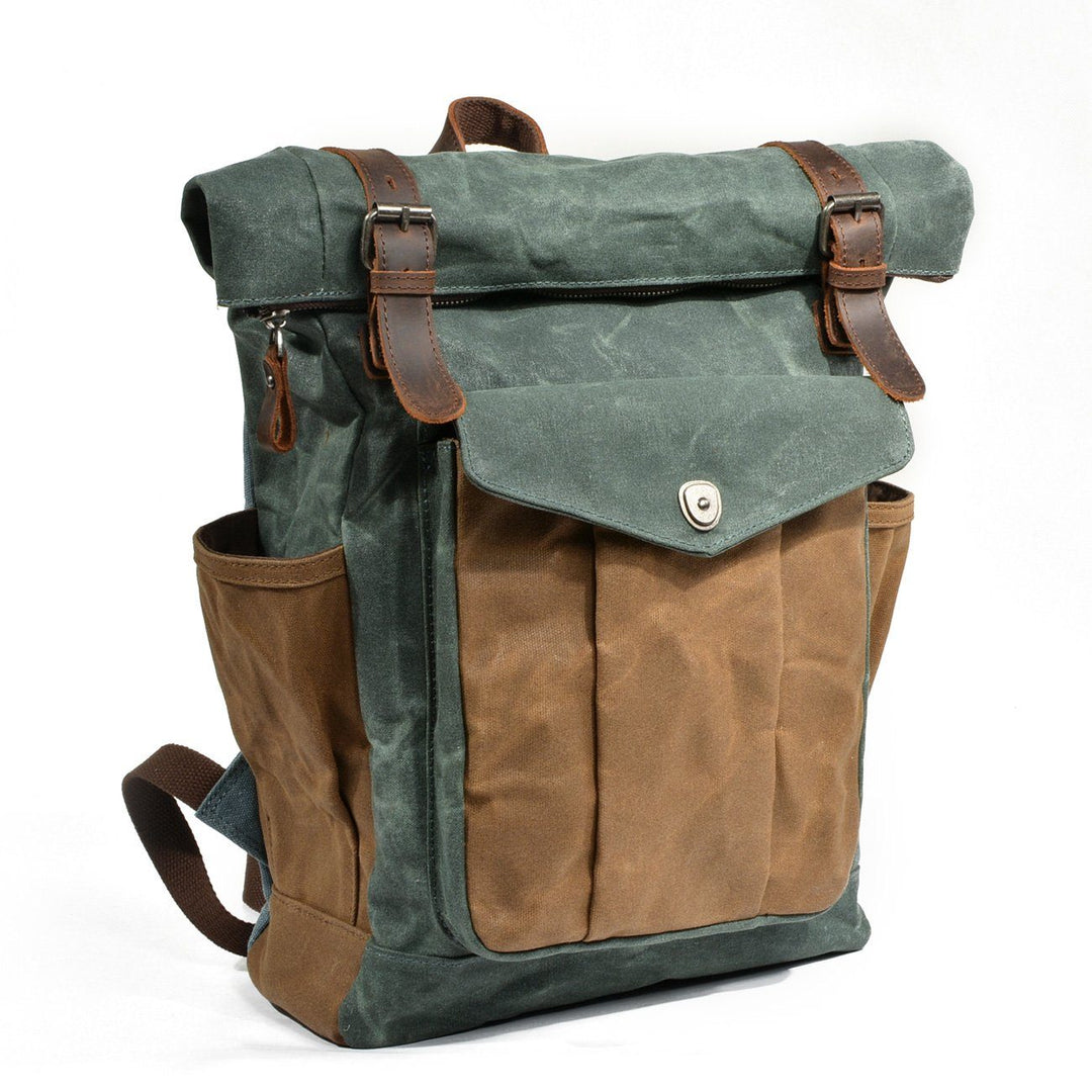 Marseille | Vaxad Canvas Roll-top Backpack