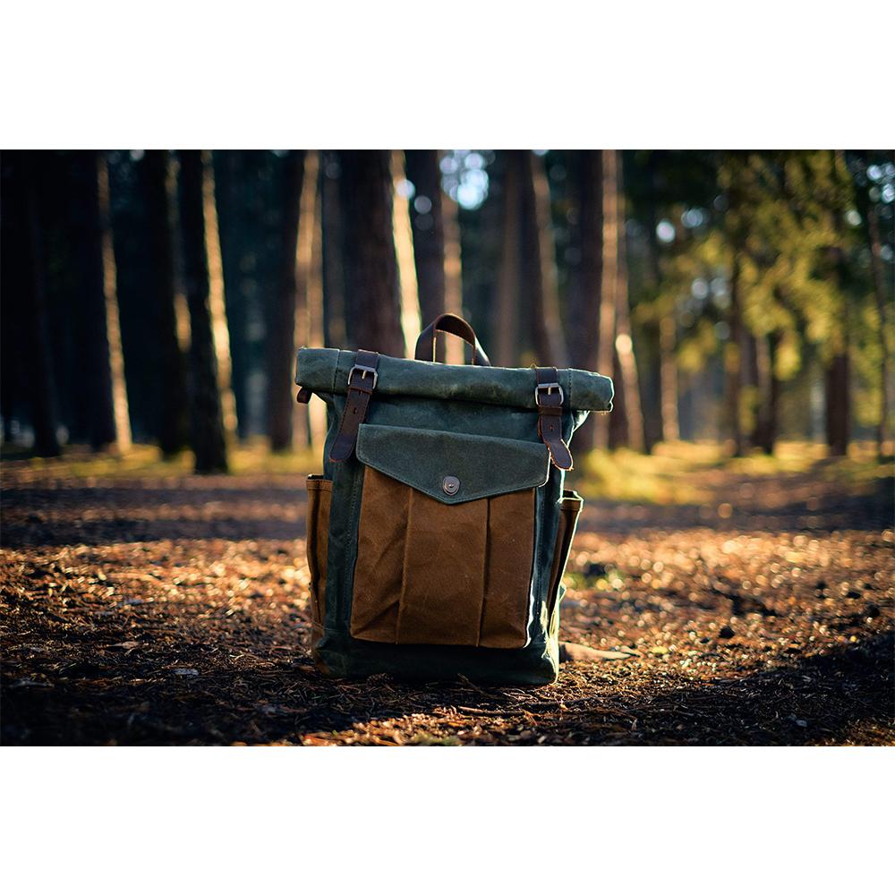 Marseille | Vaxad Canvas Roll-top Backpack