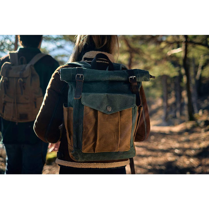 Marseille | Vaxad Canvas Roll-top Backpack