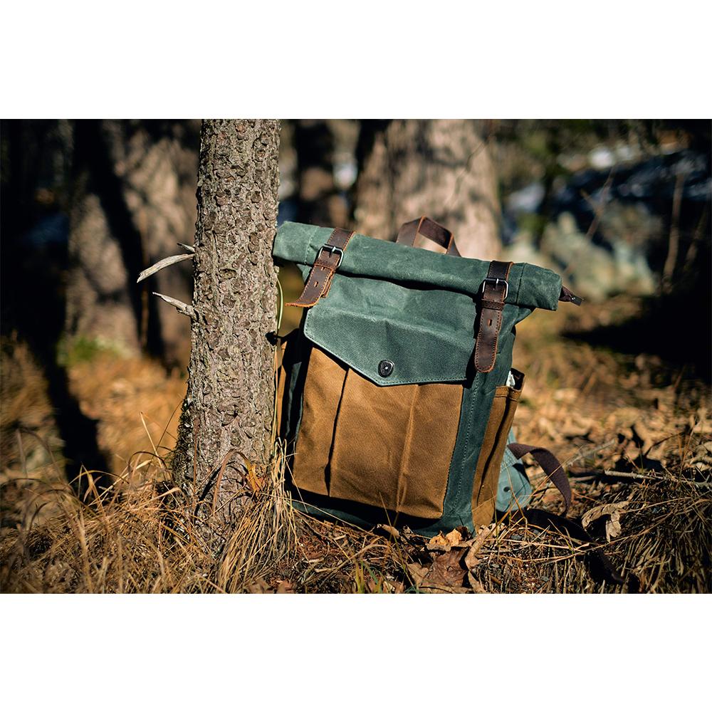 Marseille | Vaxad Canvas Roll-top Backpack